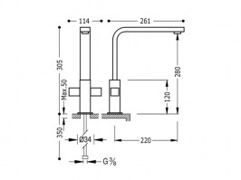 BIMANDO FREGADERA VERTICAL CUADRO-TRES